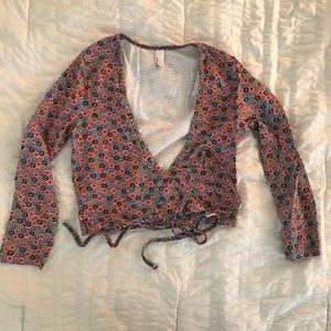 American Apparel Wrap Top